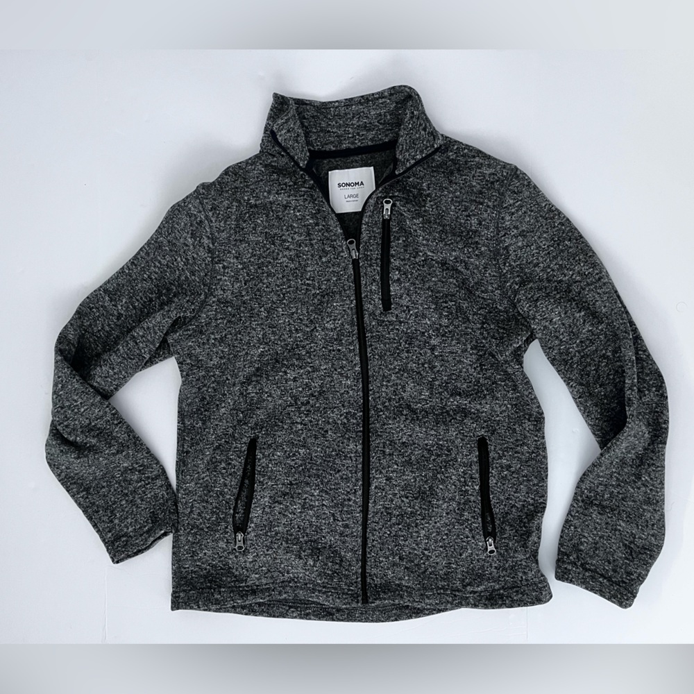 Men’s Large Sonoma Gray  Fleece Jacket